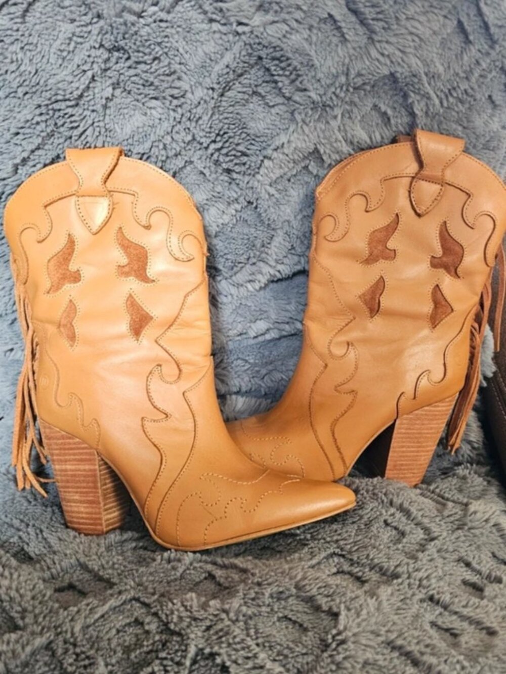 Dingo Women's Leather Pull On Boots